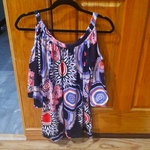 Woman's off the shoulder blouse, medium.